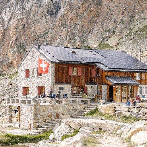 Almagellerhütte SAC v Švýcarsku – horská chata