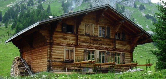 Fromatthütte v Švýcarsku – horská chata