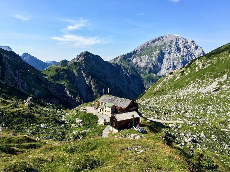 Lamsenjochhütte v Rakousku – horská chata