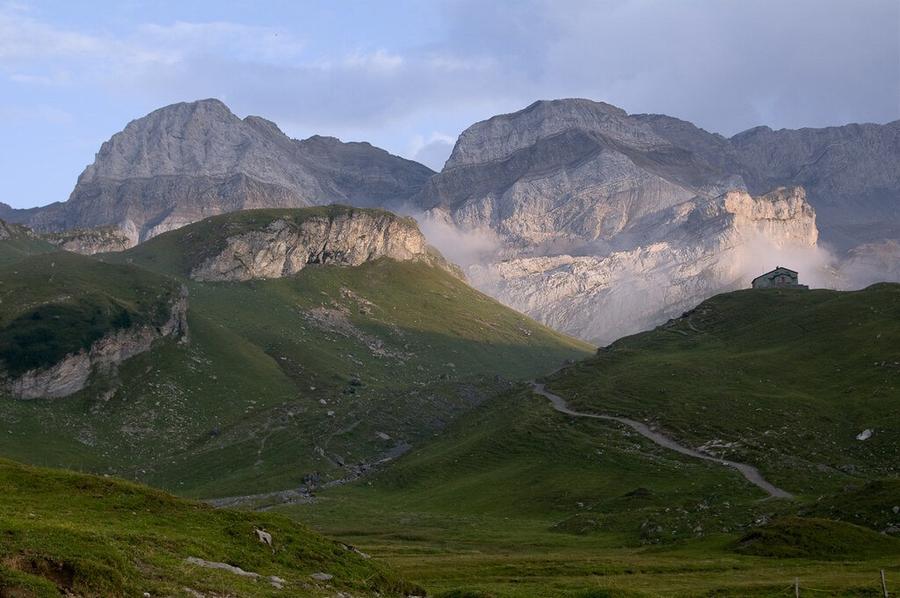 Cabane Barraud v Švýcarsku – horská chata